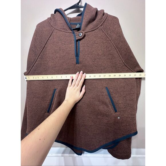 NWOT Prana Clove Outdoor Tri Thermal Poncho Casual Gorpcore Fleece Pullover XL - Picture 8 of 12